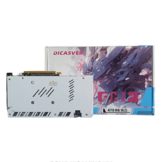 VGA DICASVER RX 470 8GB WHITE