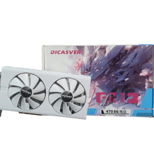 VGA DICASVER RX 470 8GB WHITE
