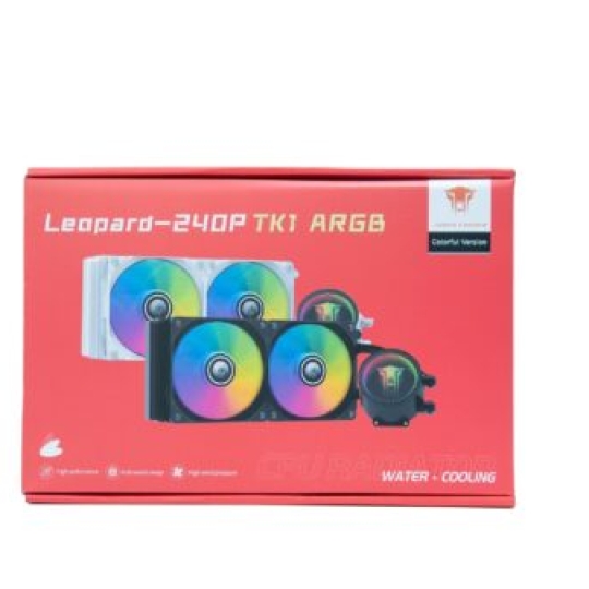 Tản nhiệt nước Leopard TK1 240 Black | ARGB, Đen