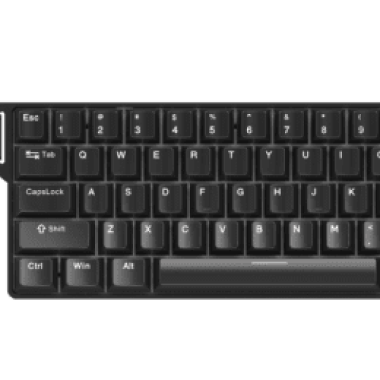 Bàn phím gaming Dare-U EK60 | Rapid Trigger, Có dây, YULONG / FIRE Magnetic Switch, RGB, Đen