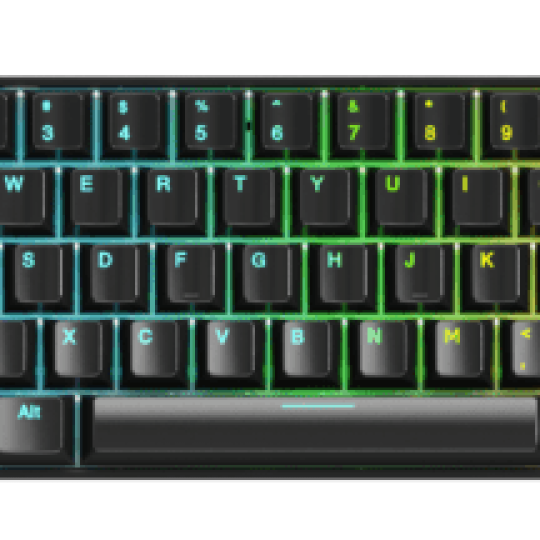 Bàn phím gaming Dare-U EK60 | Rapid Trigger, Có dây, YULONG / FIRE Magnetic Switch, RGB, Đen