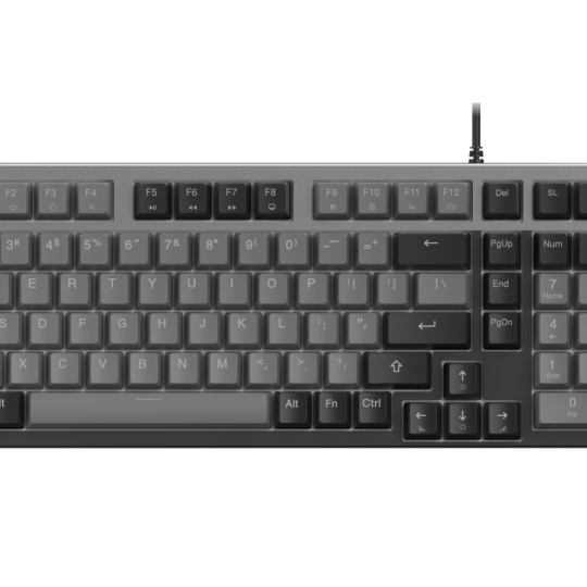 Bàn phím cơ gaming Dareu EK98L Gray | Có dây (Type C), Fullsize, Linear Switch, RGB, Black/Gray