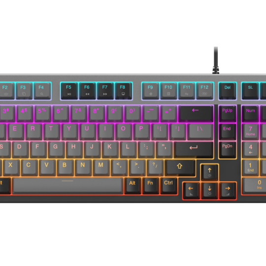 Bàn phím cơ gaming Dareu EK98L Gray | Có dây (Type C), Fullsize, Linear Switch, RGB, Black/Gray