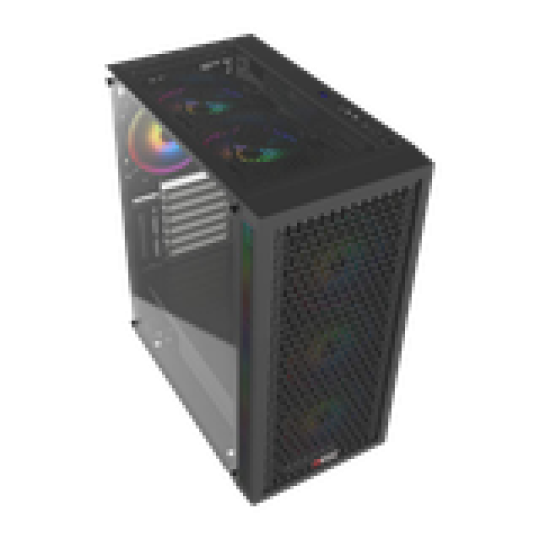 Thùng máy Magic Luxury I - Black | Full tower, E-ATX, kèm sẵn 4 fan