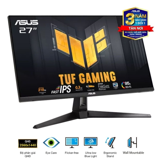 Màn hình ASUS TUF GAMING VG27AQ5A 27" Fast IPS 2K 210Hz chuyên game